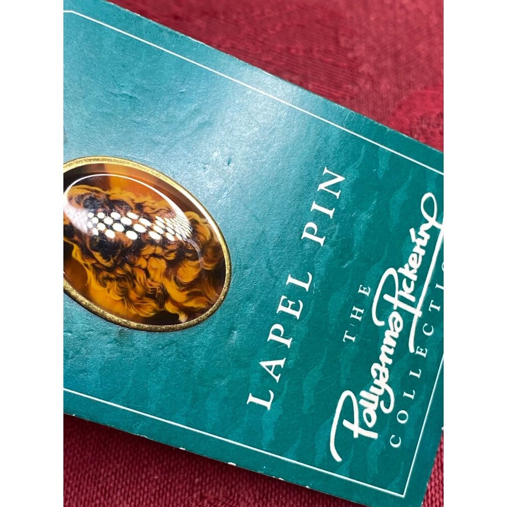 Cocker Spaniel Portrait Enamel Lapel Pin Pollyanna Pickering Collection Otter Ho - Picture 2 of 6